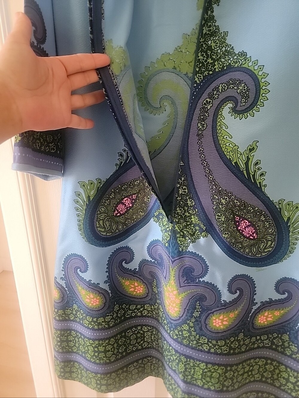 Signed, Alfred Shaheen ( The Master Printer)  Dress 1960's, - Picture 10 of 12